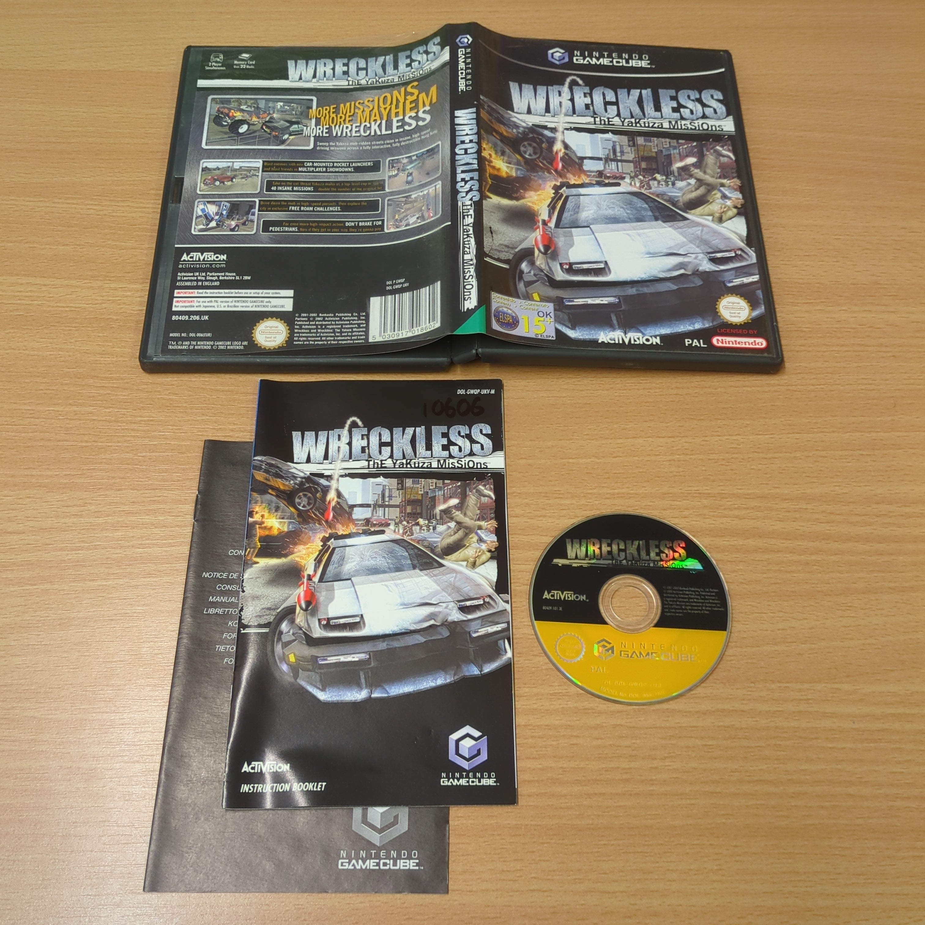 Wreckless: The Yakuza Missions Nintendo GameCube game Wreckless: The Yakuza Missions Nintendo GameCube game
